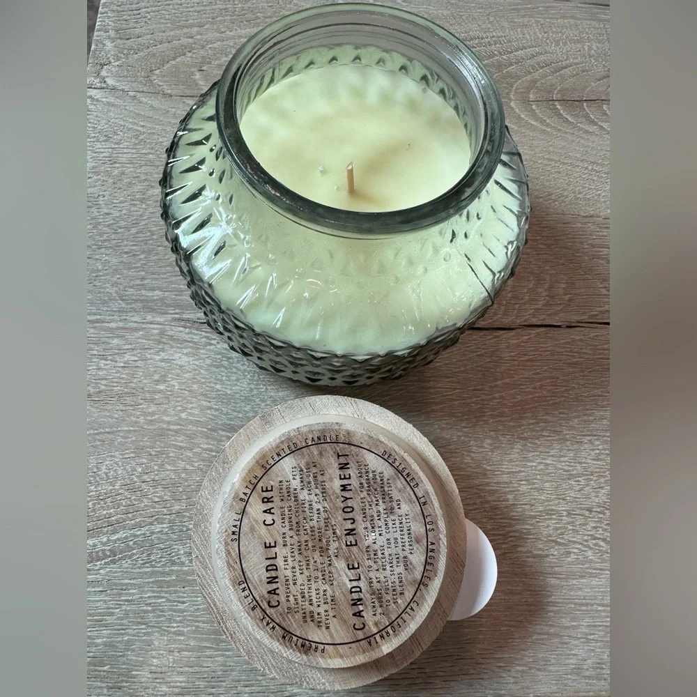 Eucalyptus Mint Leaf Succulent Candle